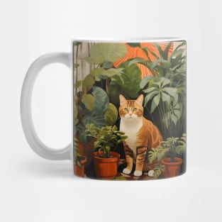 Purrfect Harmony: Cats and Plants Mug